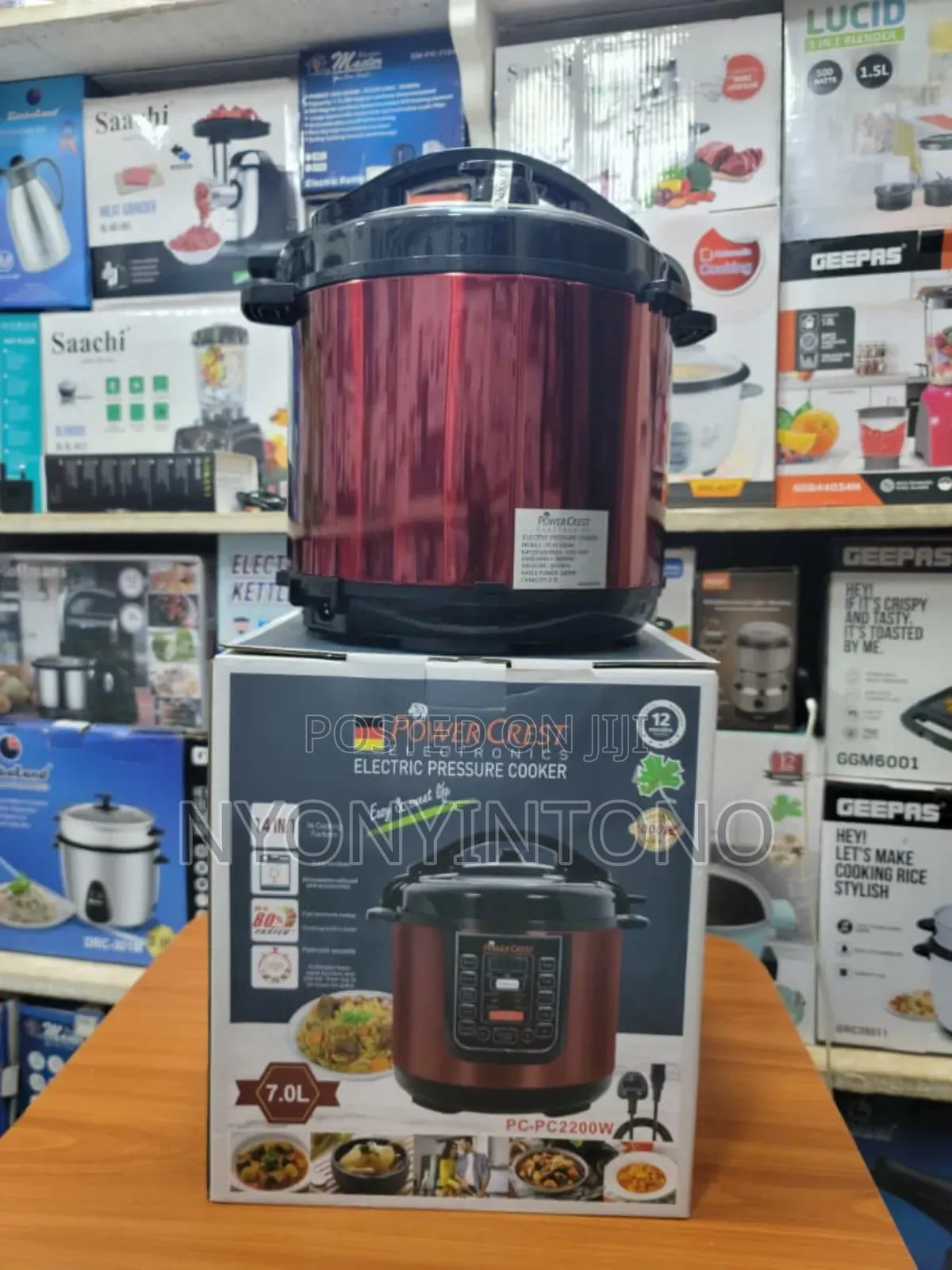 Power Crest 7litres High-Quality Electric Pressure Cooker