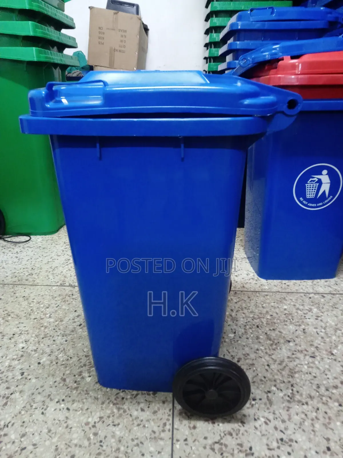 Plastic Dustbin 100l