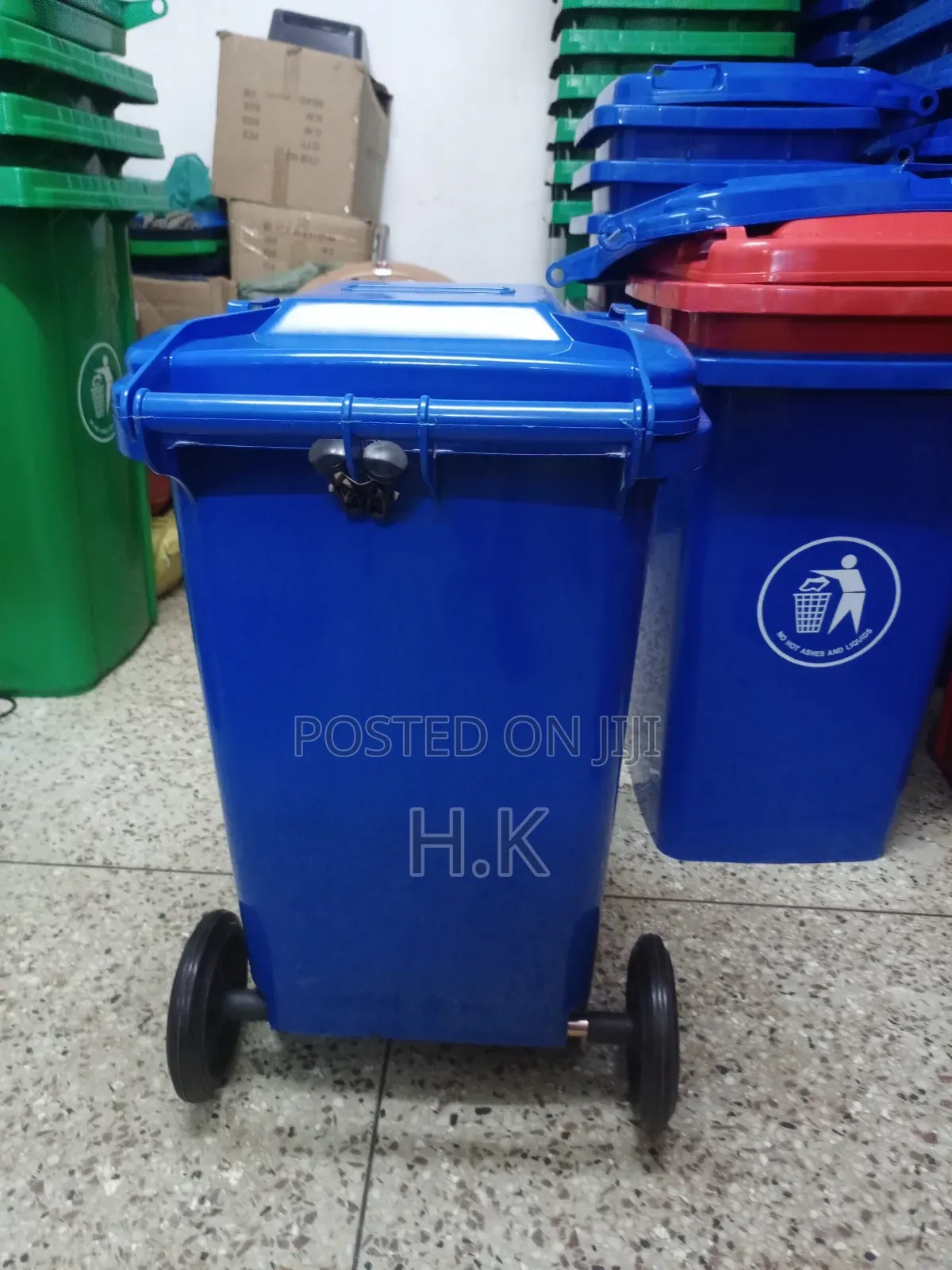 Plastic Dustbin 100l