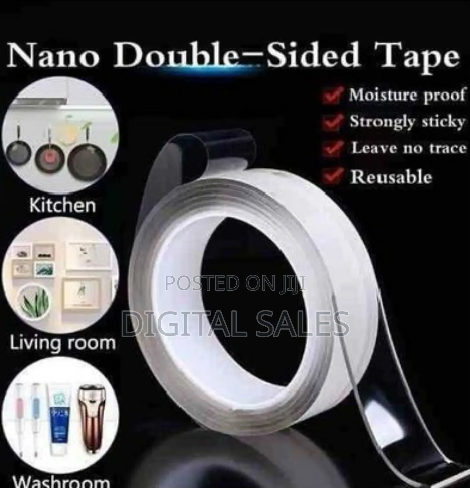 Transparent Double Sided Nano Tape