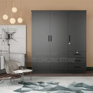 Wardrobe in Color Grey 122cm Length by 190cm Height