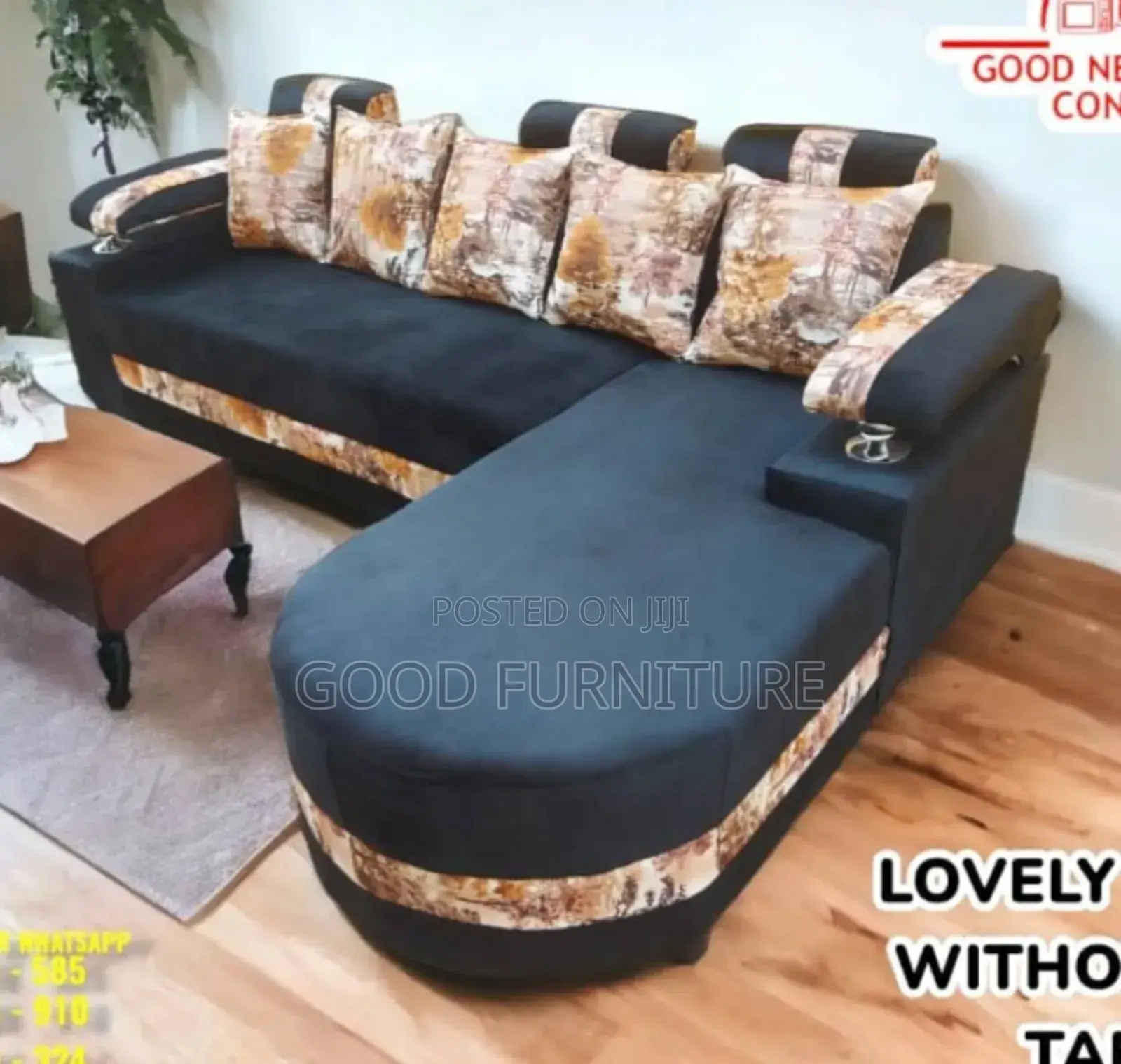 Comfortable L Sofa Set / Chair