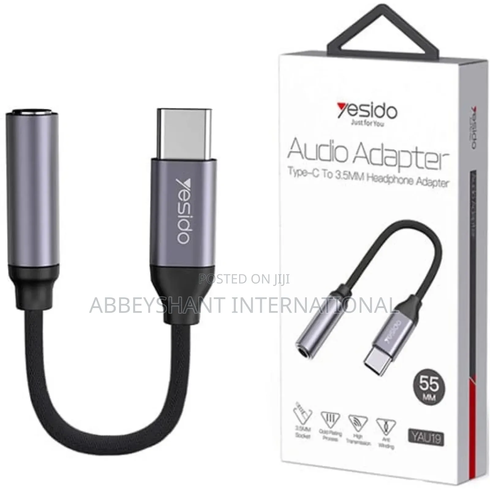 Usb Type-C to 3.5mm Aux Port Audio Adapter Cable