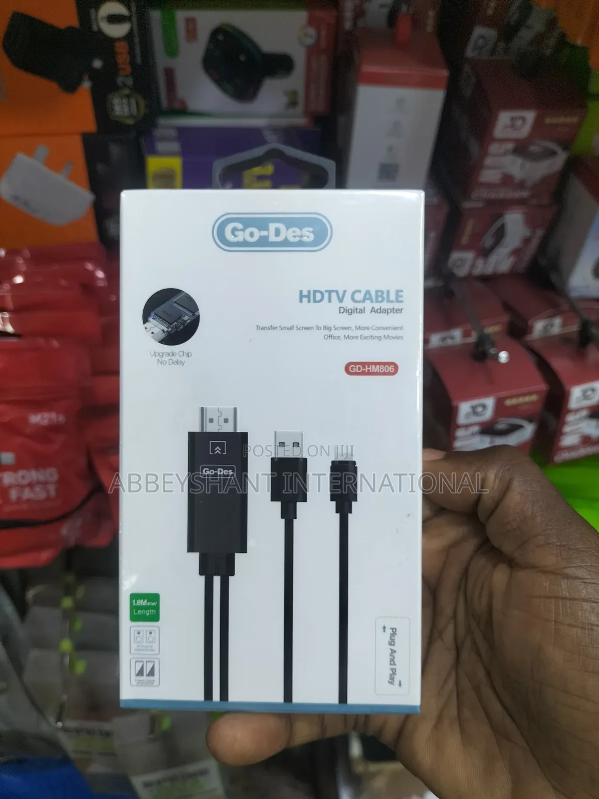 HDTV Cable Connects Mobile Devices via Hdmi