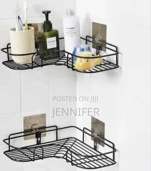 2pcs Bathroom Corner Shelf Organiser