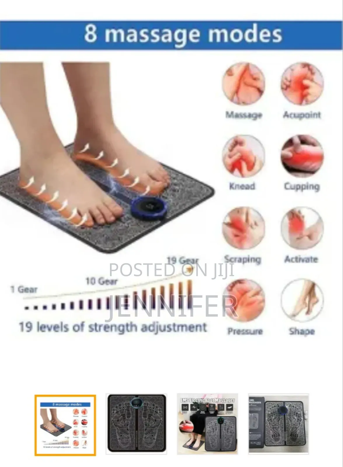 Rechargeable Ems Foot Massager