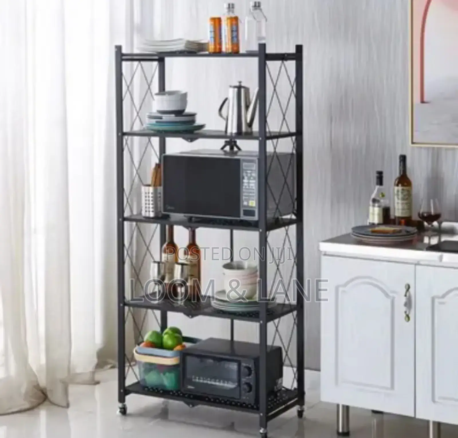 5 Shelf Foldable Storage Shelf Unit