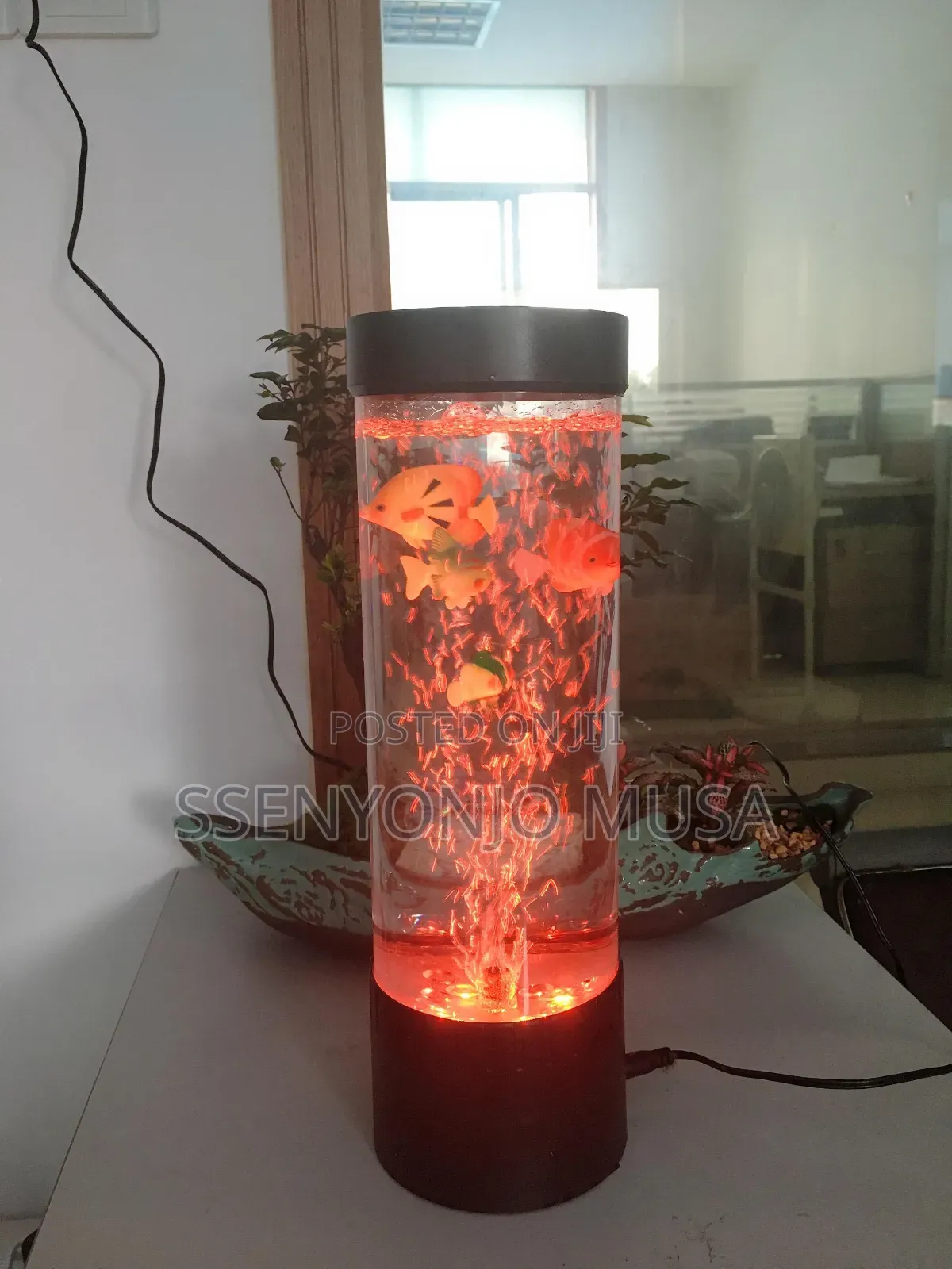 Led Desktop Fish Tank - Fantasy Fish Lamp With RGB Colors