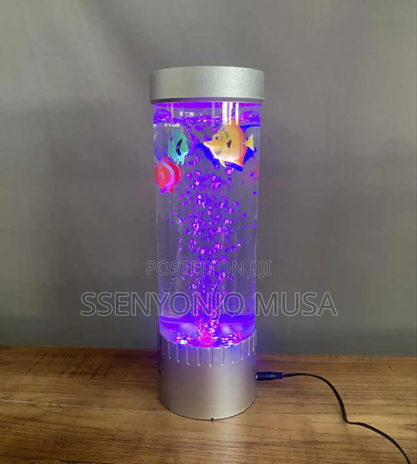 Led Desktop Fish Tank - Fantasy Fish Lamp With RGB Colors