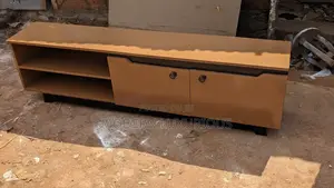 Grey and White Tv Stand to Match Your Carpet /and Curtains /