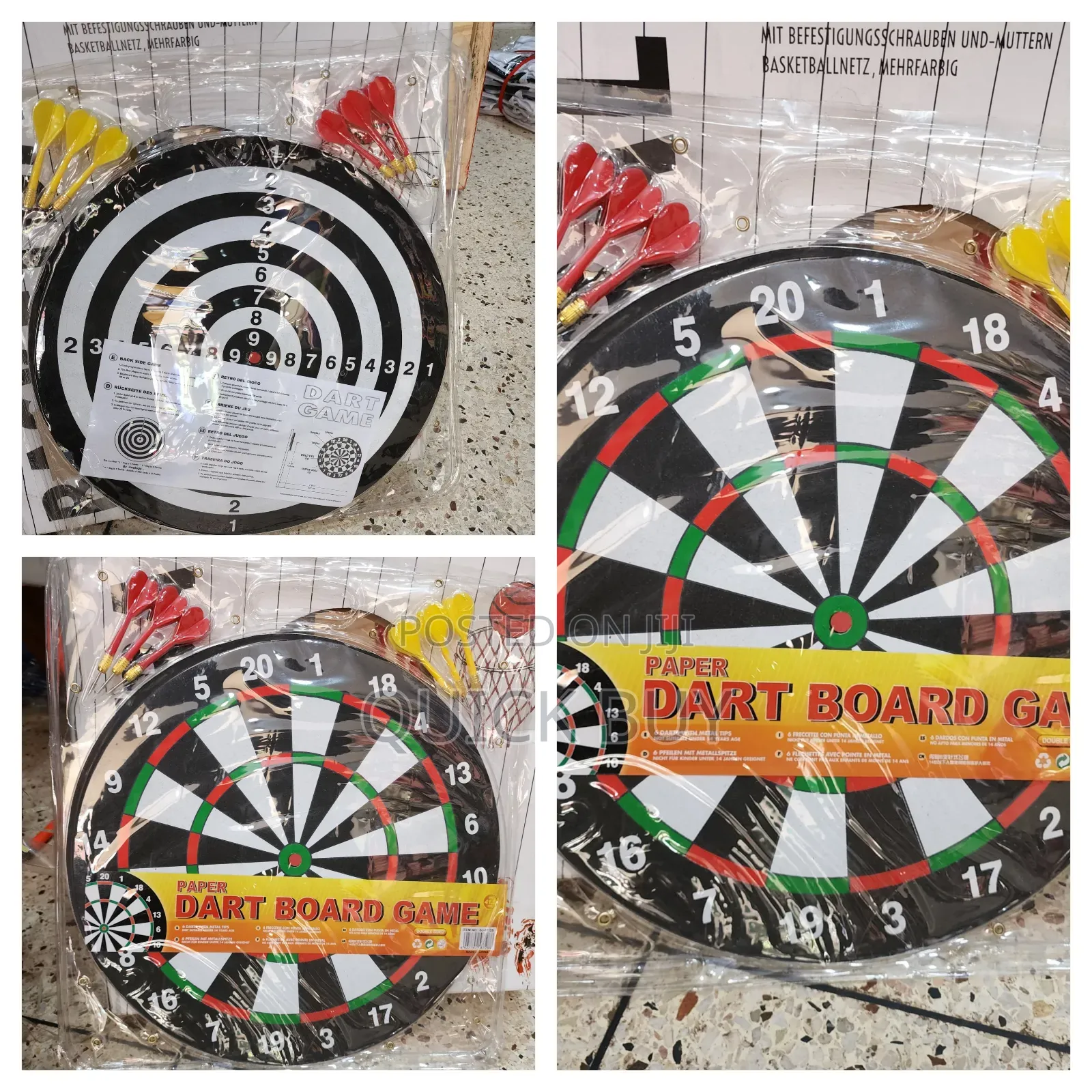 2in1 Dartboard and Bullseye Board Game