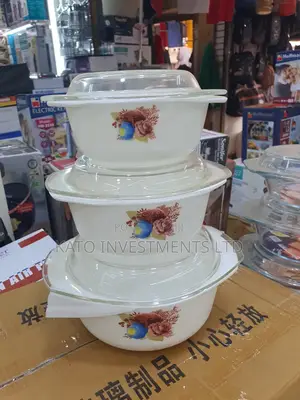 3 Pieces Generic Floral Dishes