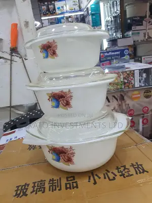 3 Pieces Generic Floral Dishes