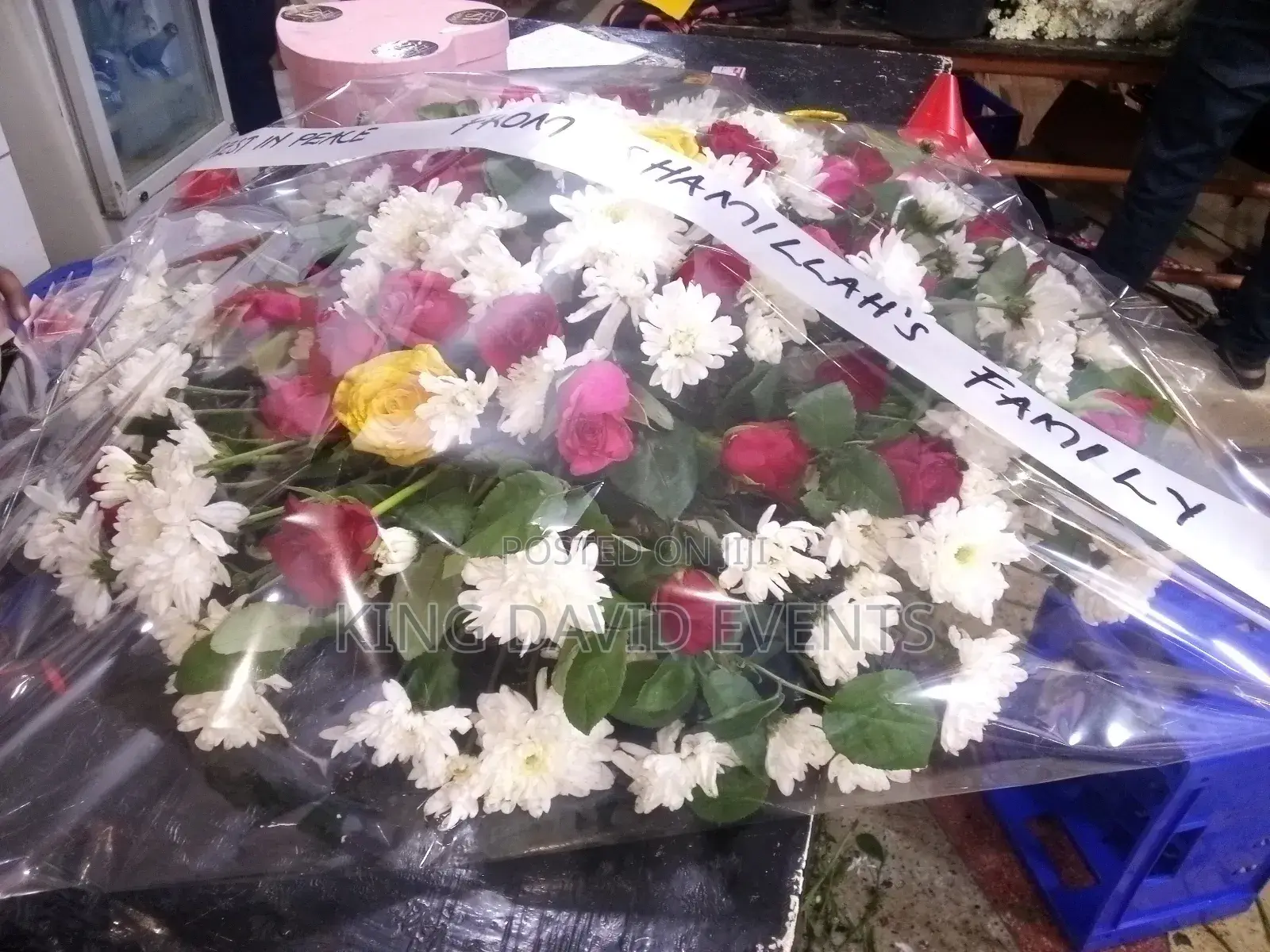 Burial Funeral Wreath Fresh Flower in Kampala Uganda