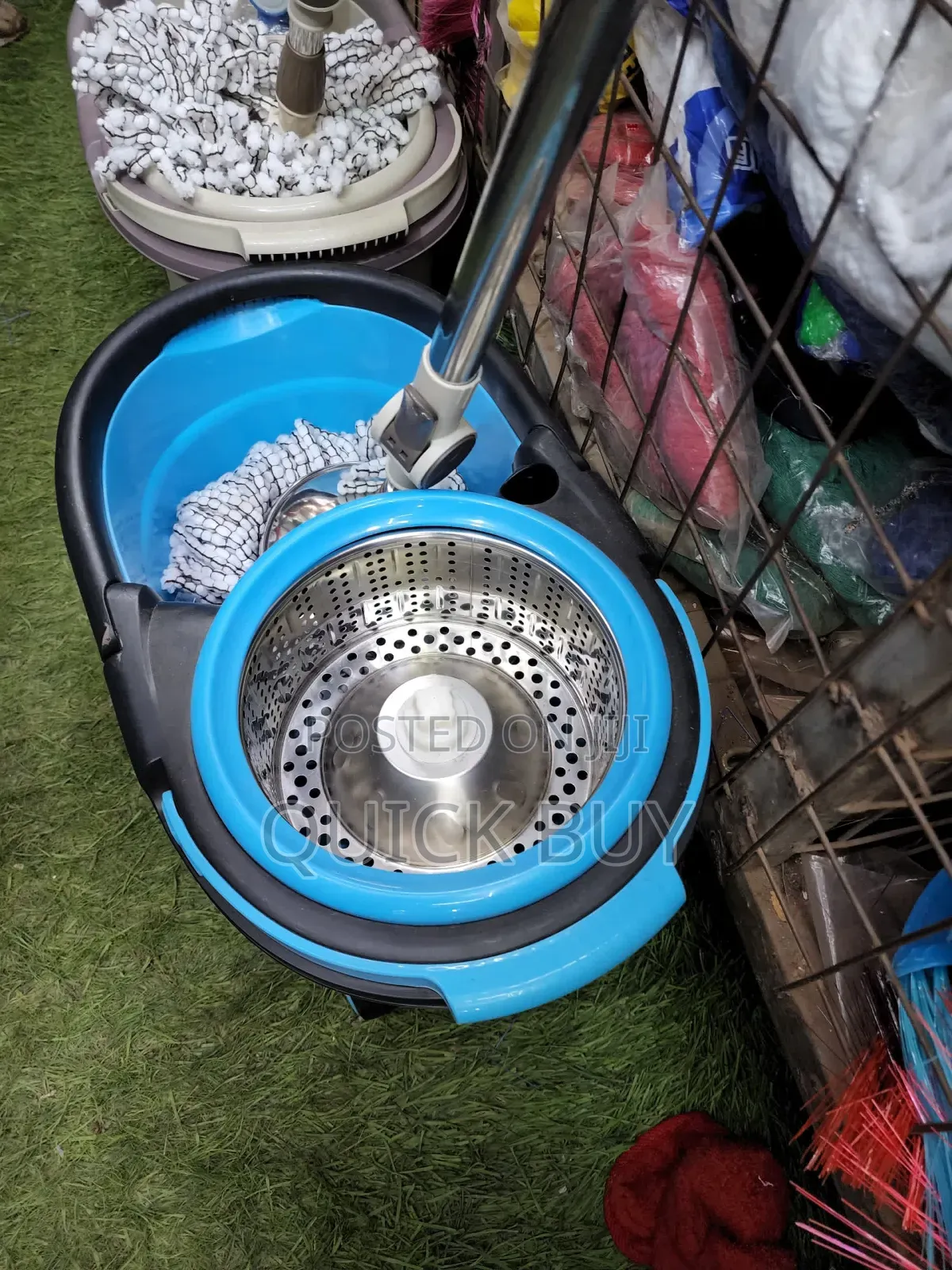 High Quality Spin Mopper Blue-Brown