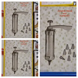 New Cookie Press and Icing Set