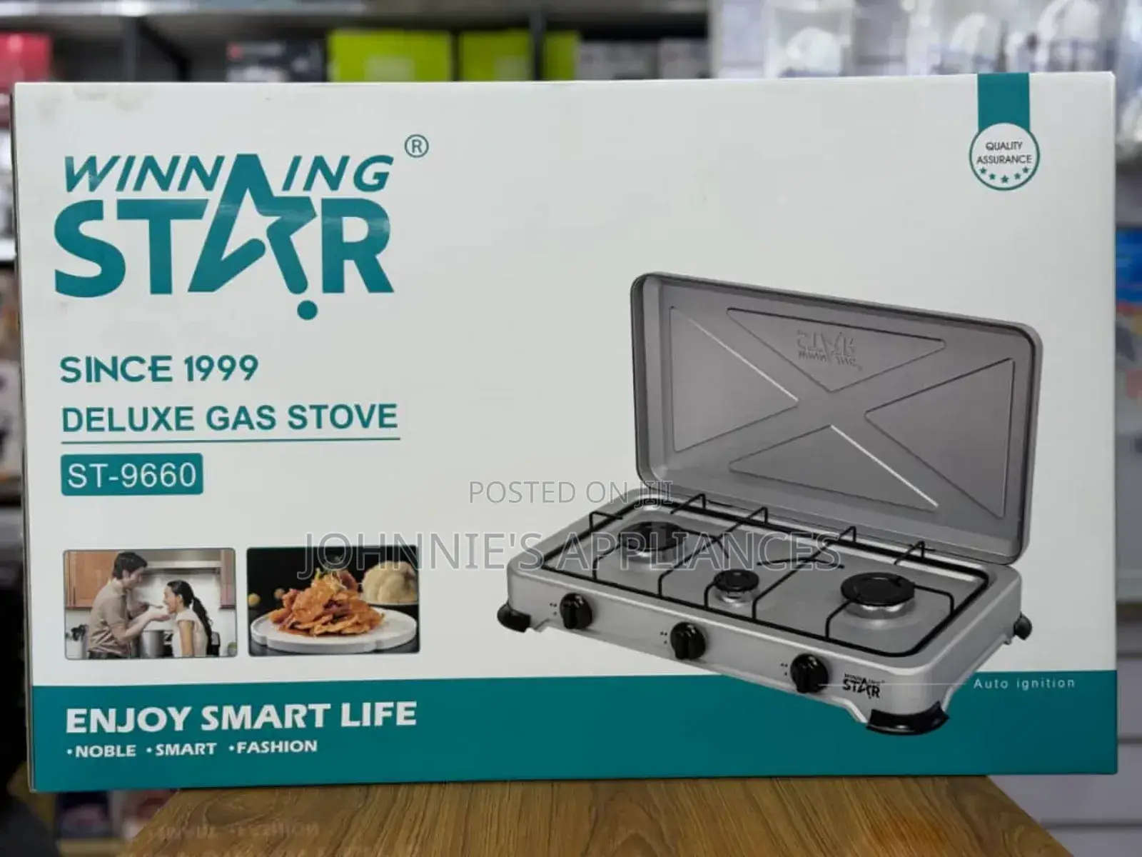 Winning Star Deluxe Gas Burner Stove Tripple