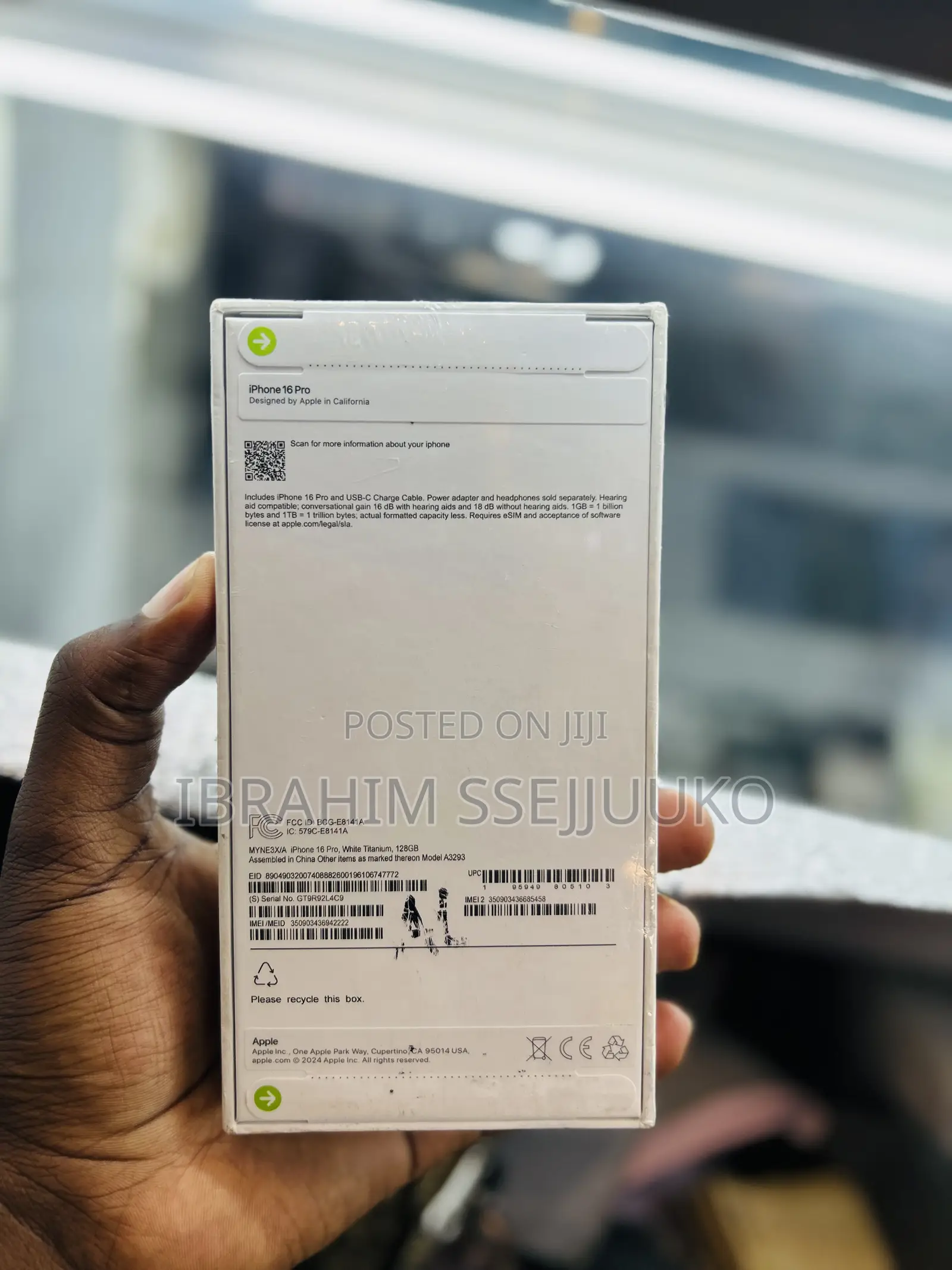 New Apple iPhone 15 Pro 128 GB Black