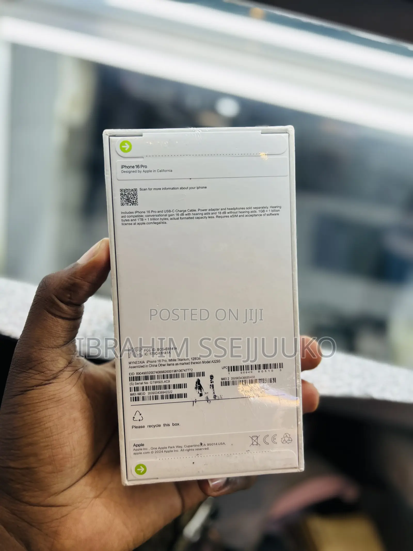 New Apple iPhone 15 Pro 128 GB Black