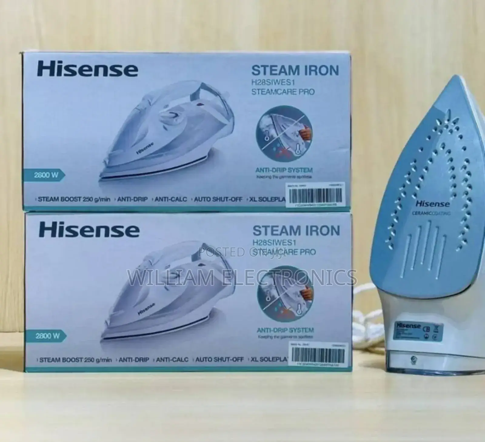 Hisense Steam Iron Ceramic Soleplate H28siwes1