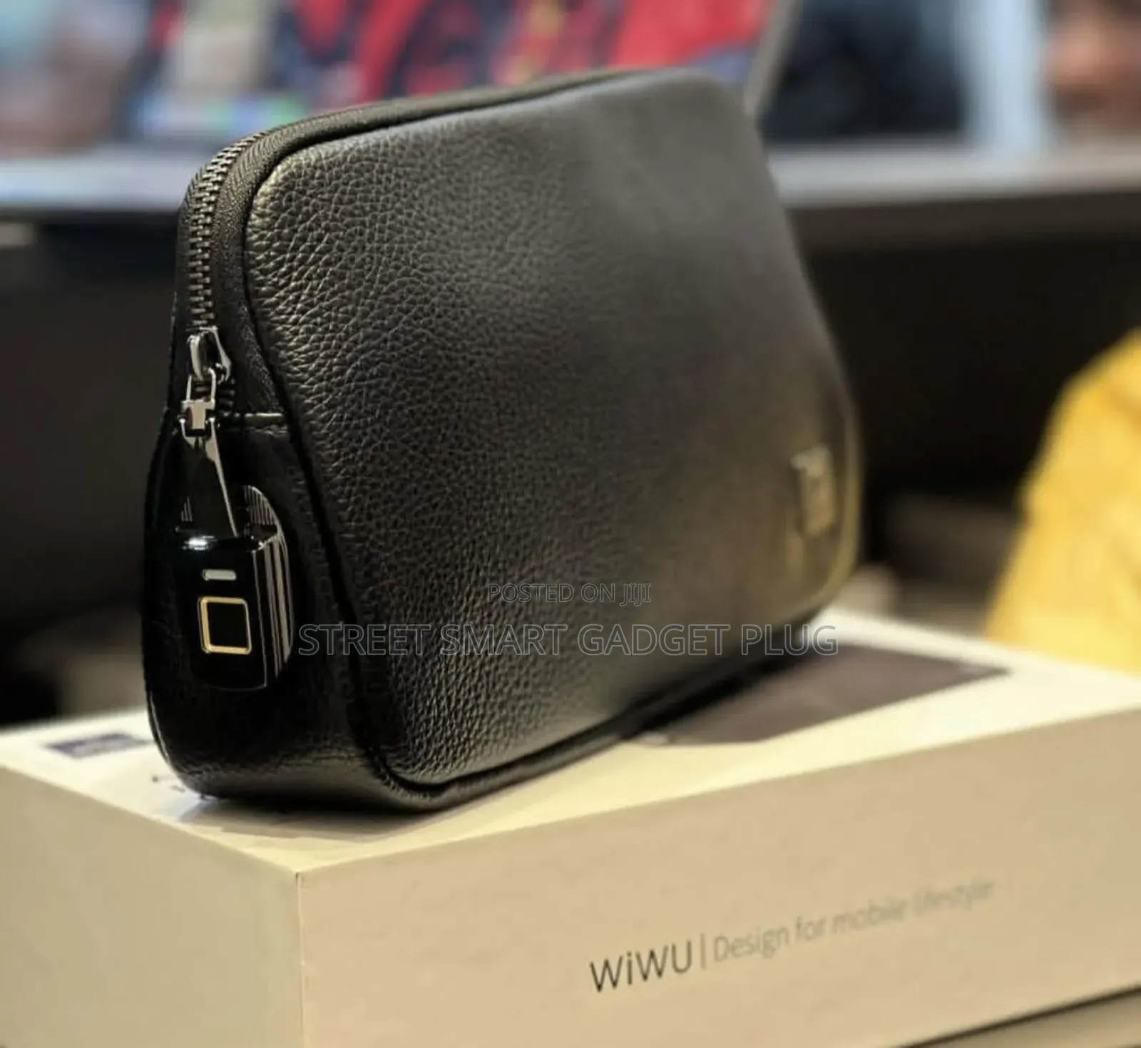 Wiiwu Alpha Finger Print Lock Clutch Bag