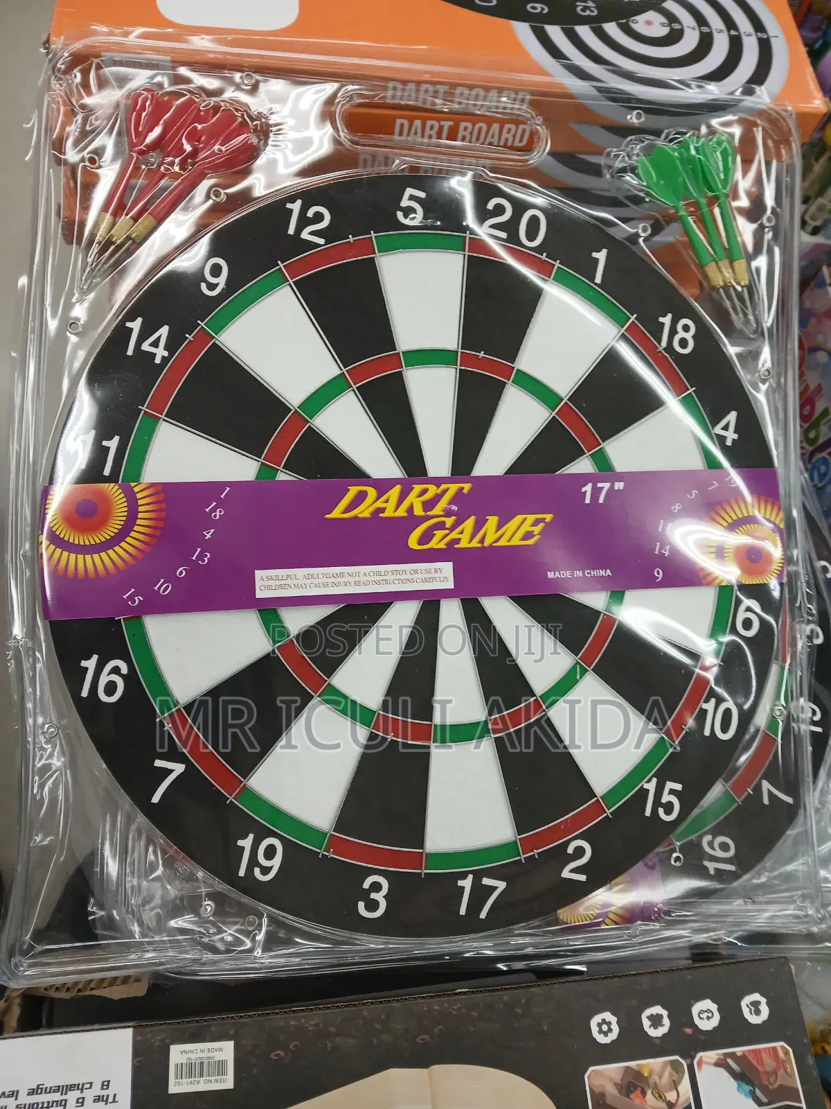 43cm Big Size Dart Board Game With 6staple Free Darts