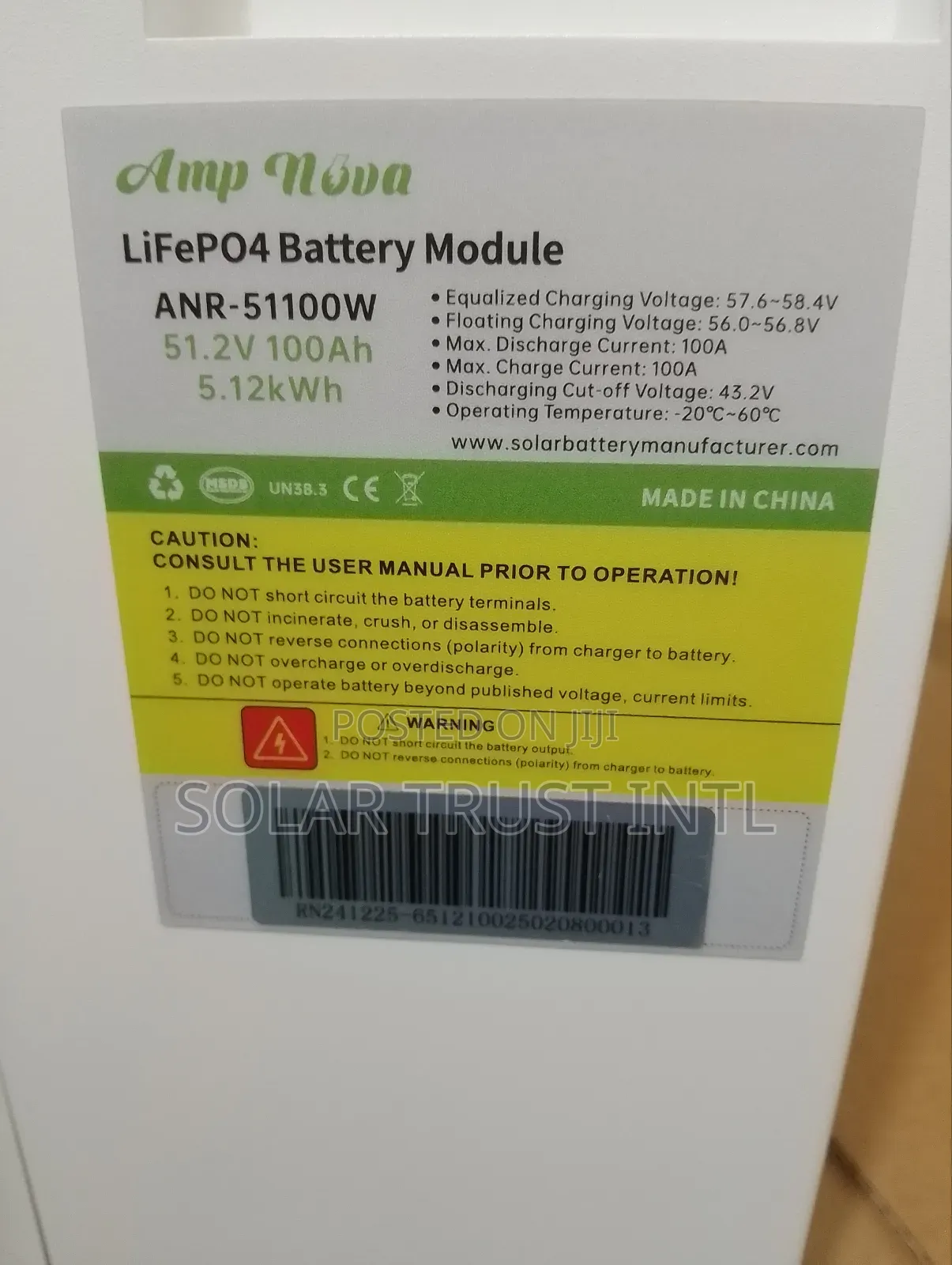 Amp Nova Lithium Ion Phosphate Batteries