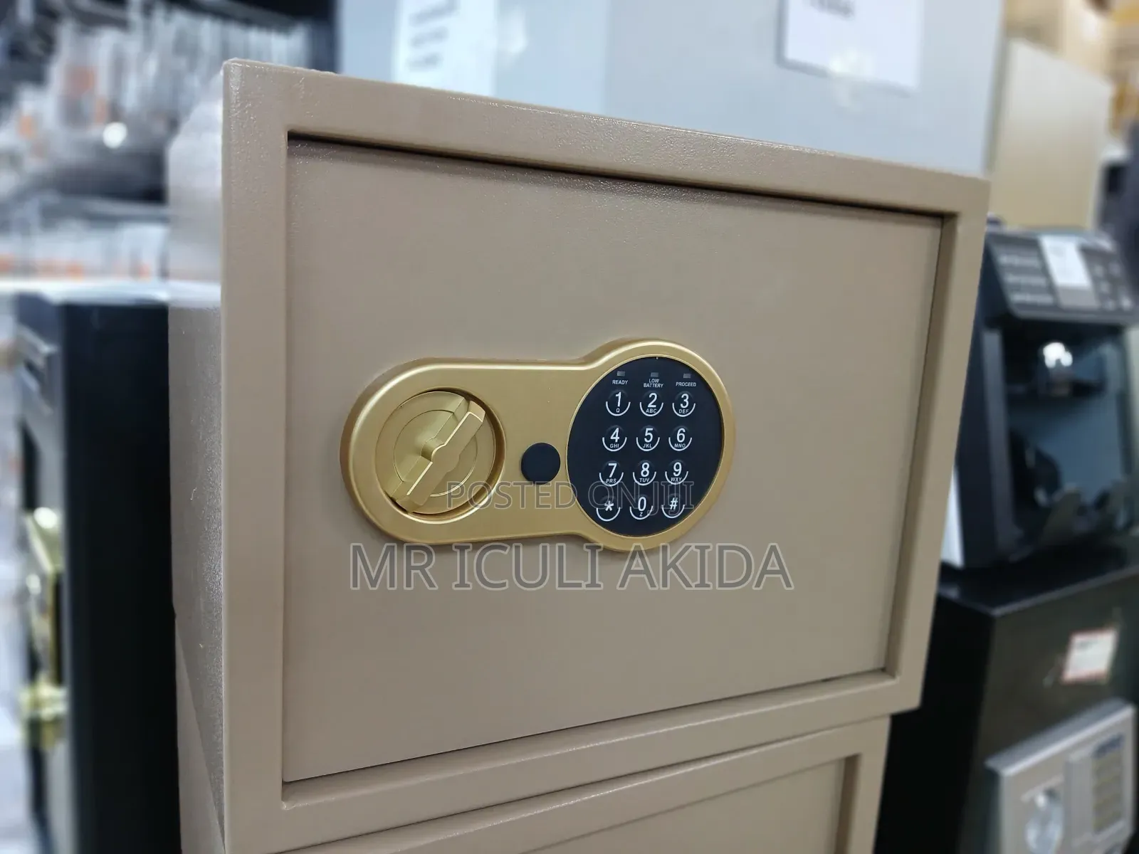 38x30x30cm(10kgs) Landtitle,Jewelry,Cash Dual Lock Safe Box