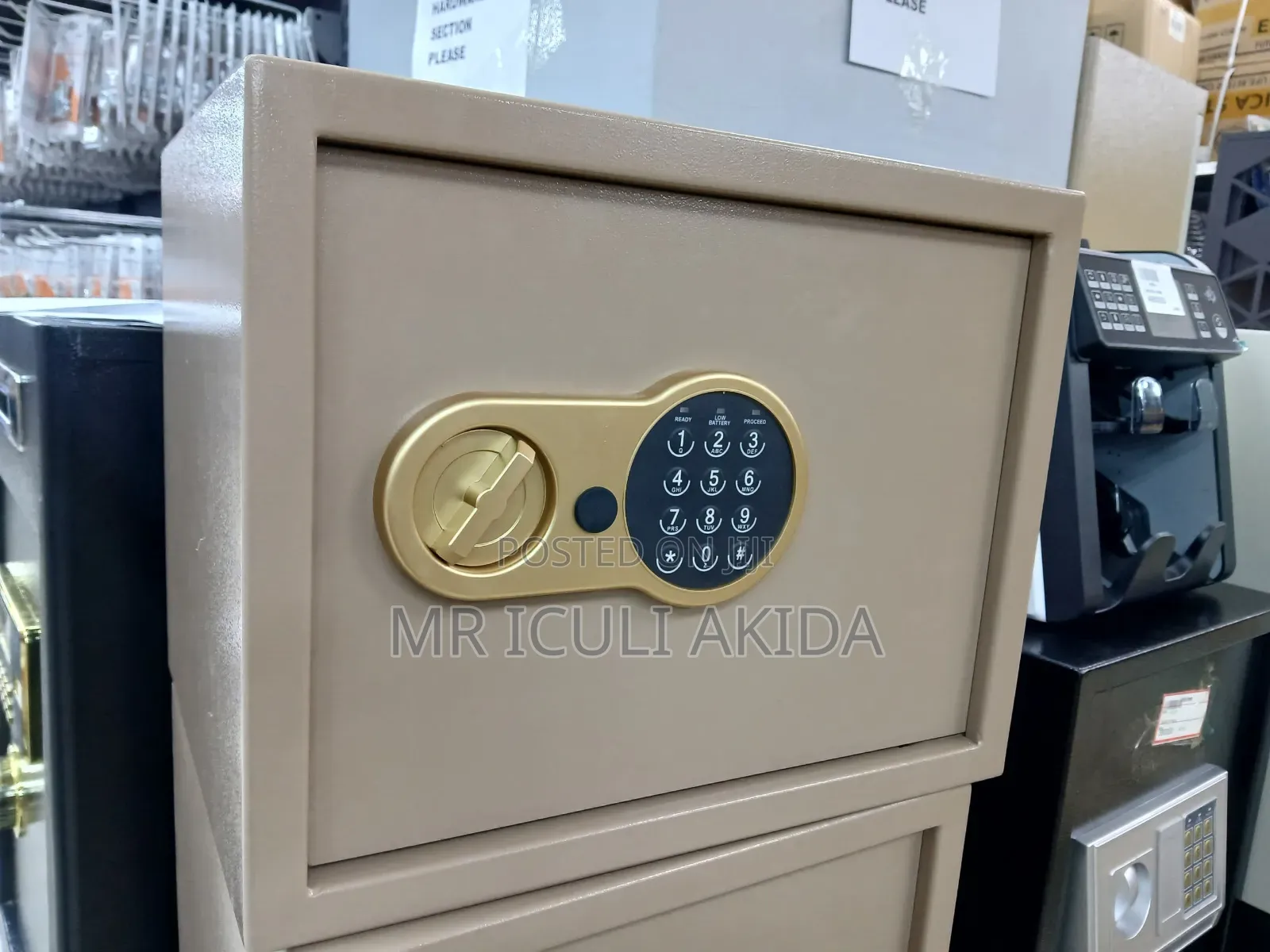 38x30x30cm(10kgs) Landtitle,Jewelry,Cash Dual Lock Safe Box