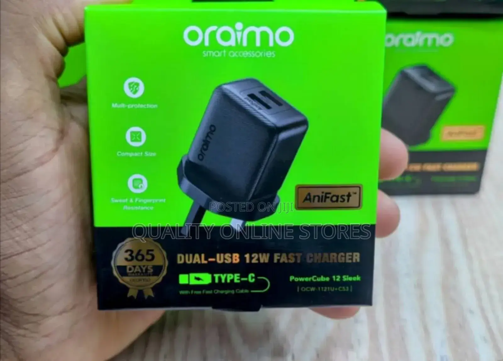 Black Oraimo Adapter