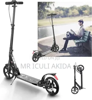Big Wheel Adjustabl,Foldable Kick Scooter Wth Shock Absorber