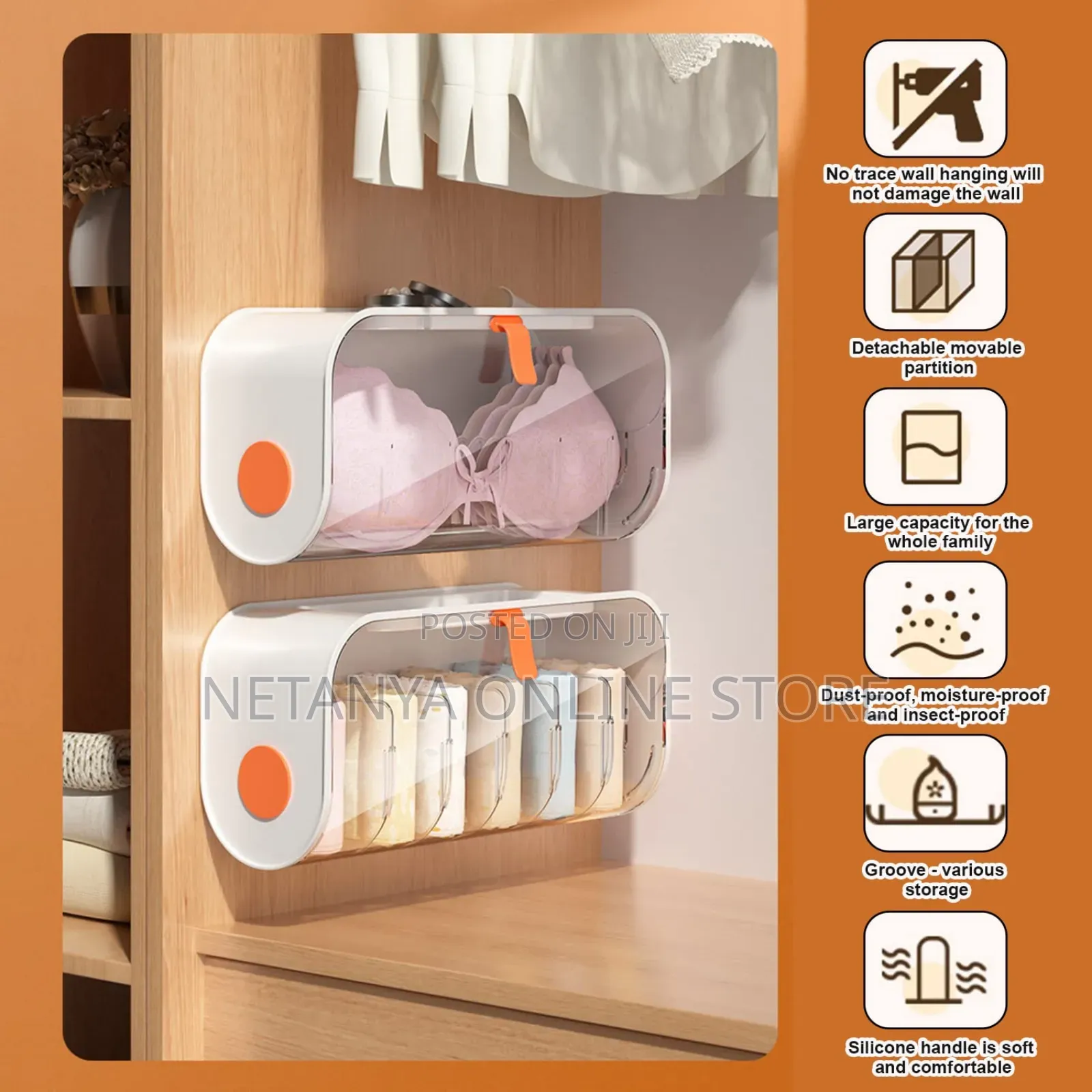 Wall Mount Pants Organizer