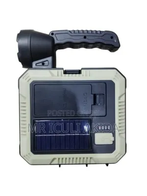 Dual Light Source Led Solar Portable Lamp With Tool Kit