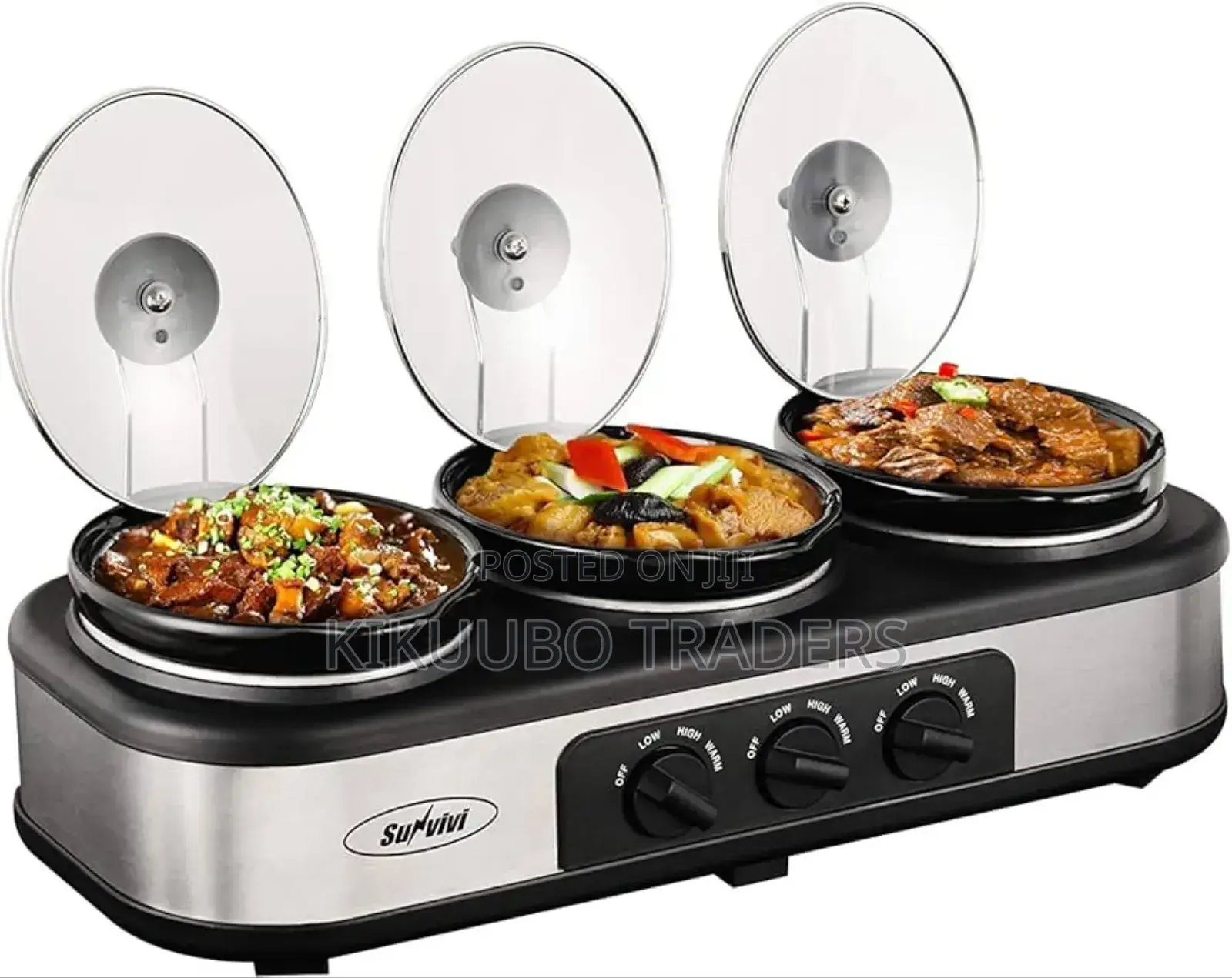 Tripple Electric Food Cooker / Warmer
