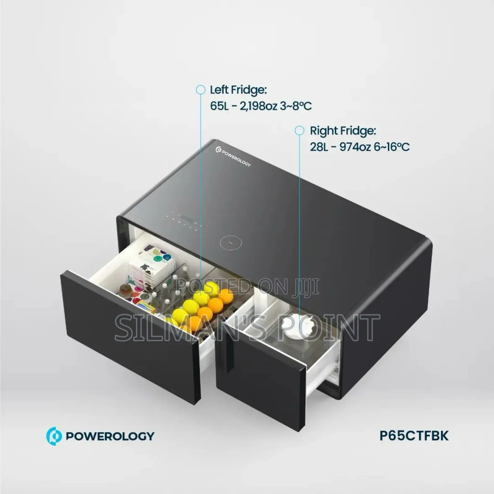 Powerology Smart Coffee Table Fridge