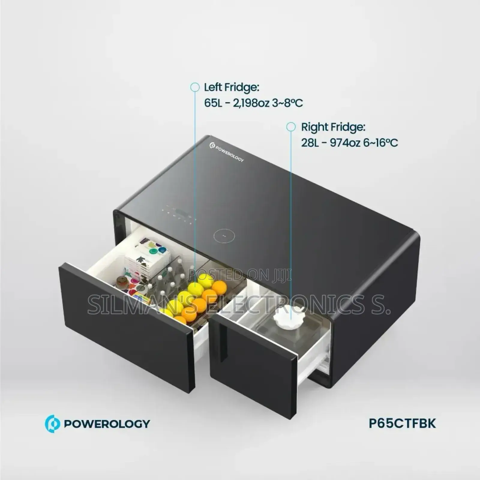 Powerology Smart Coffee Table Fridge