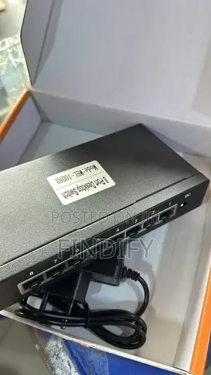 8 Port Fiber Switch With Poe
