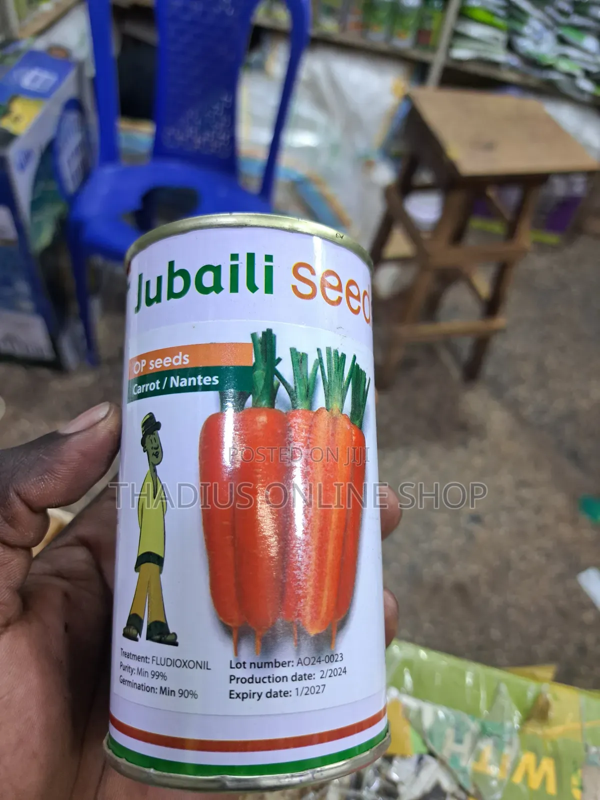 Long Large Carrot Seeds