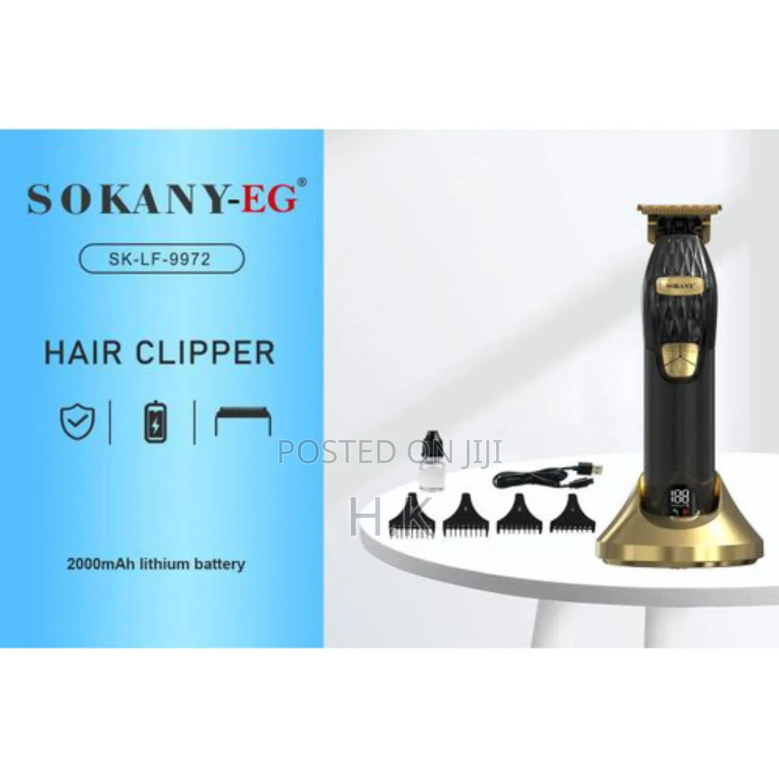 Sokany Professional Hair Shaver Clipper Sk-Lf-9972