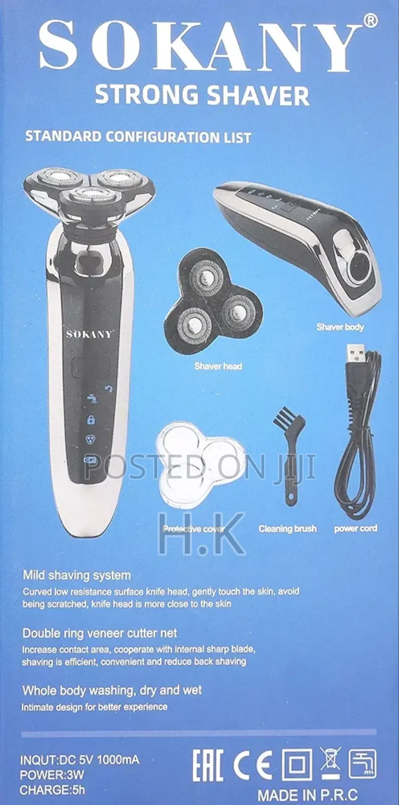 Sokany Sk-378 Strong Shaver