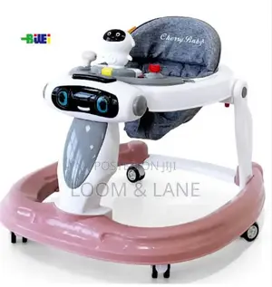 2 in 1 Robot Baby Walker With Push Handle