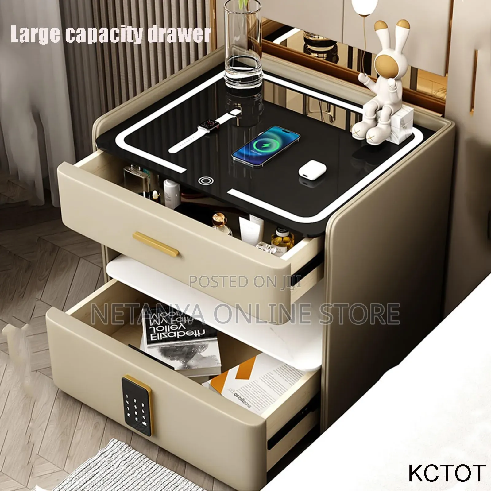 Intelligent Bedside Table With Password Lock