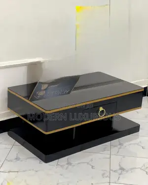 Matte Black Is Beautiful /Center Table/ Black and Top Glass/