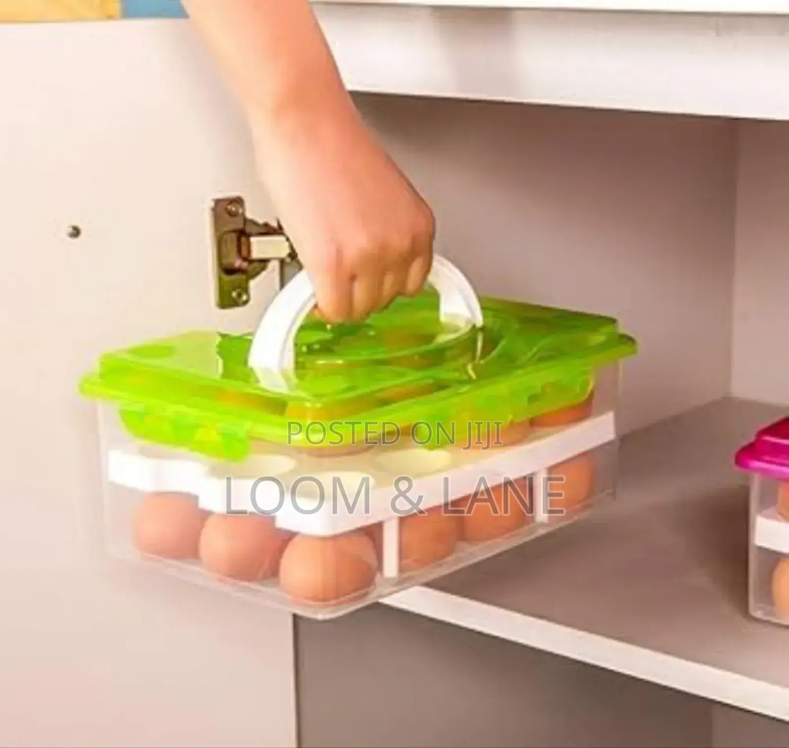 24 Grid Square Egg Storage Double Egg Storage.