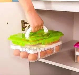 24 Grid Square Egg Storage Double Egg Storage.
