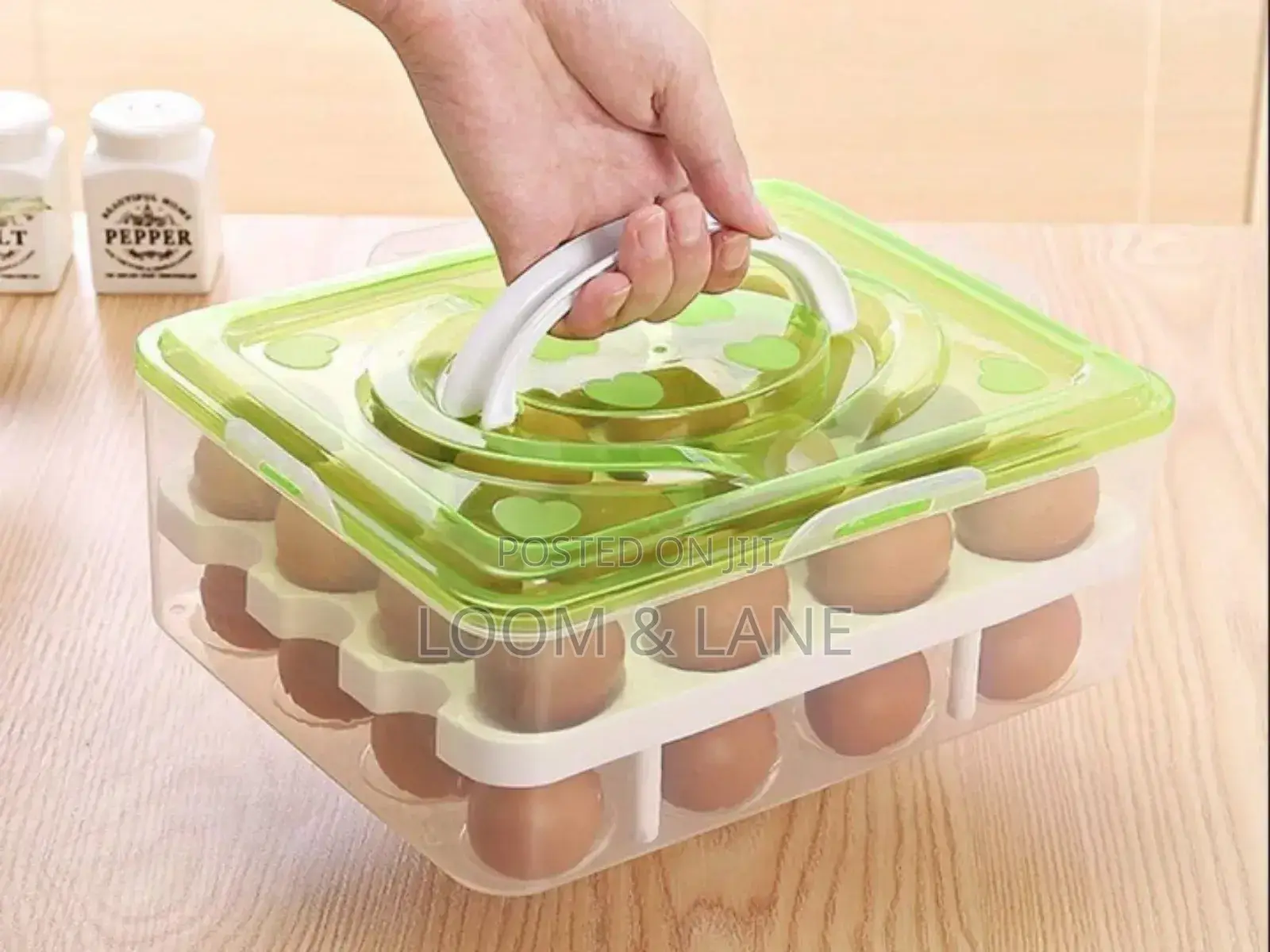 24 Grid Square Egg Storage Double Egg Storage.