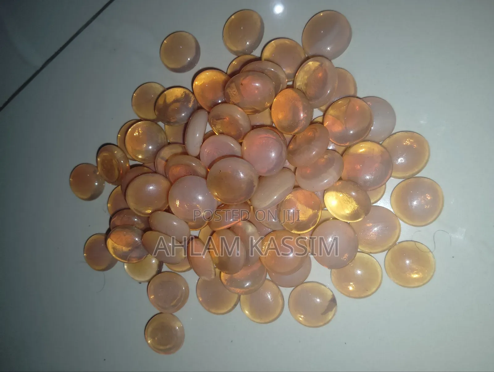81 Vintage Glass Cabochons Opals for Crafting