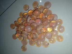 81 Vintage Glass Cabochons Opals for Crafting
