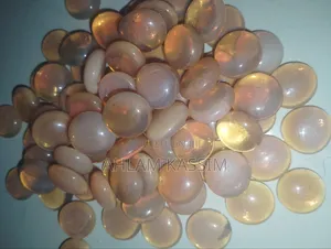 81 Vintage Glass Cabochons Opals for Crafting