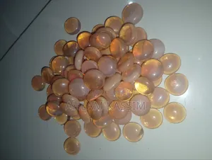 81 Vintage Glass Cabochons Opals for Crafting